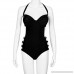HHmei Sexy Women Plus Size One Piece Monokini Swimwear Push Up Padded Bikini Swimsuit Black B07N6CRK29